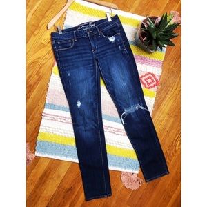 American Eagle Skinny Ripped Destroyed Jeans